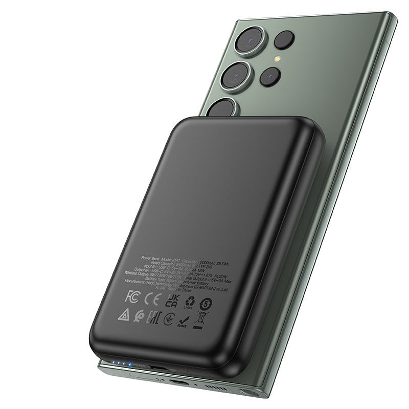 Power bank “J141 Grace” PD20W wireless charging 10000mAh