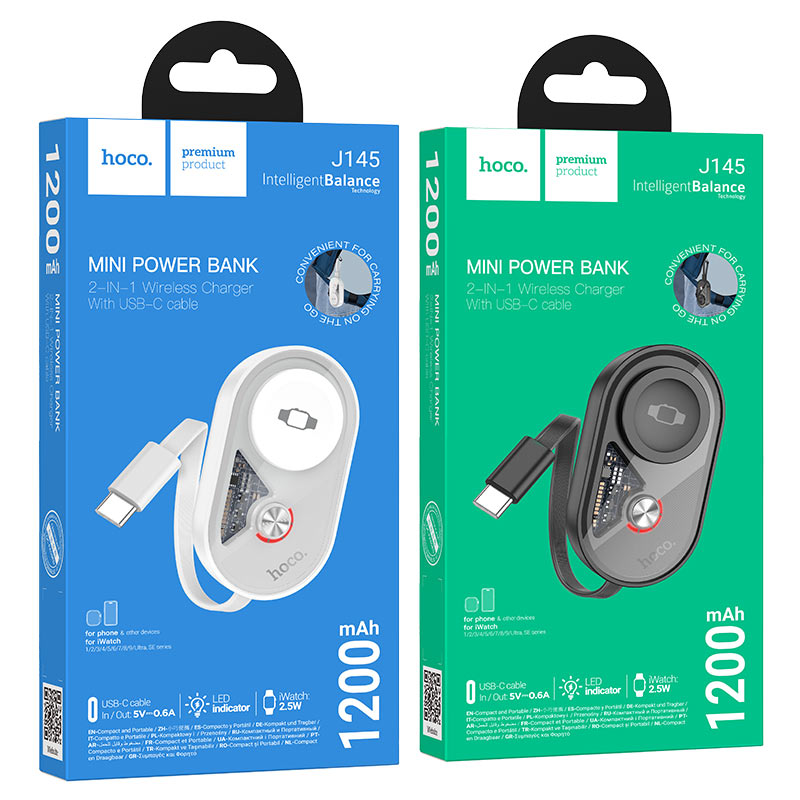 Power bank “J145 Whale” wireless charging 1200mAh