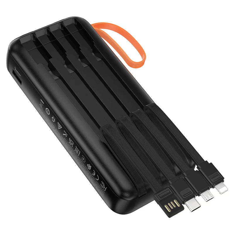 Power bank “J151A Spirit” 10W 4 cables 20000mAh