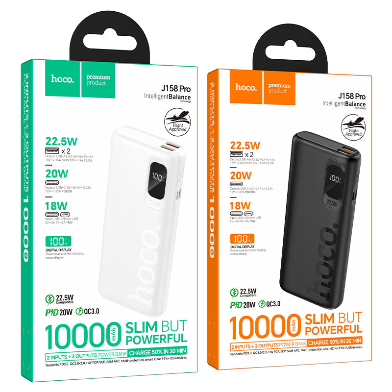 Power bank “J158 Pro Runner” 22.5W + PD20W 10000mAh