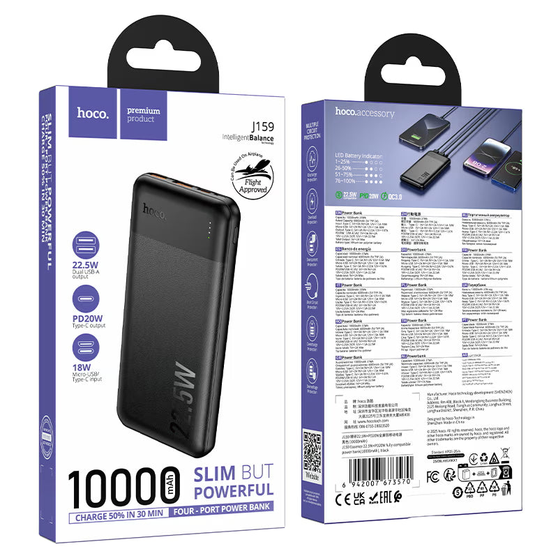 Power bank “J159 Essence” 22.5W + PD20W 10000mAh