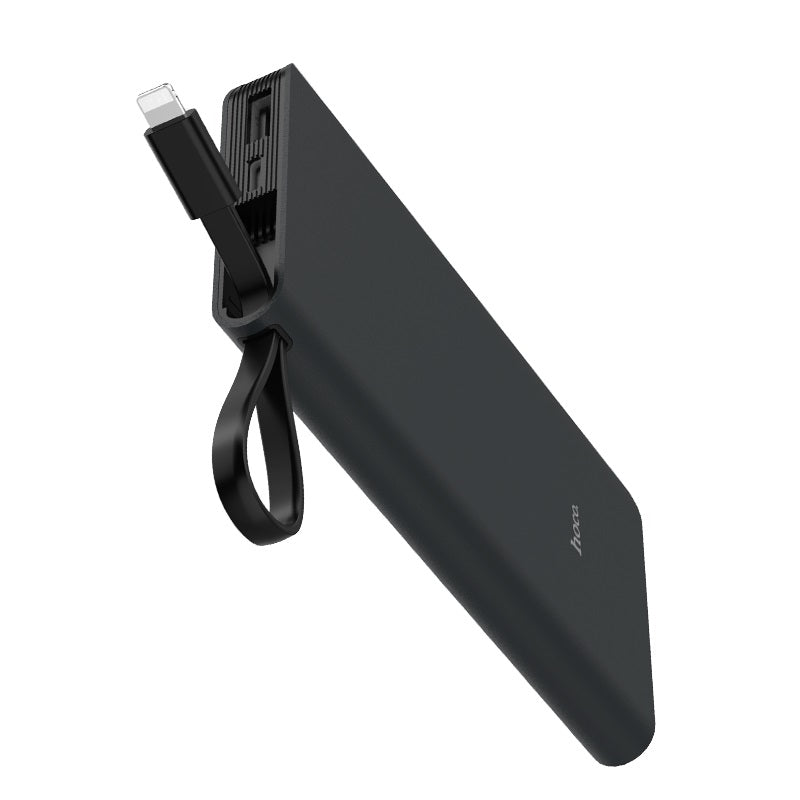 Power bank “J25 New power” 10000mAh single USB built-in Lightning cable