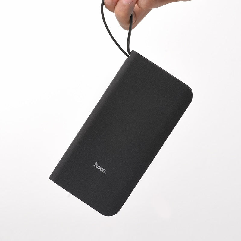 Power bank “J25 New power” 10000mAh single USB built-in Lightning cable