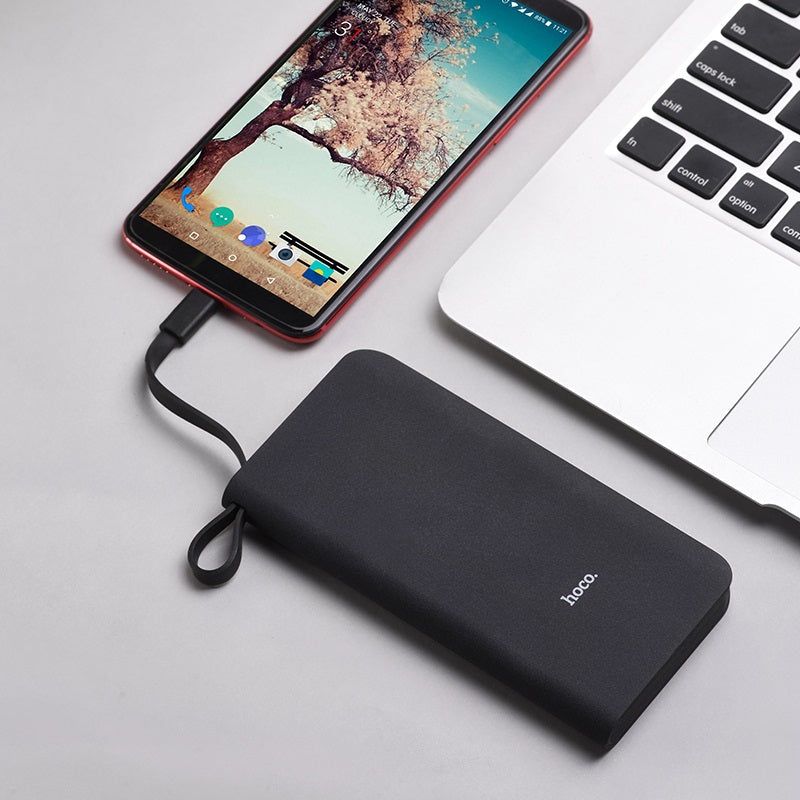 Power bank “J25B New power” 10000mAh single USB built-in Type-C cable