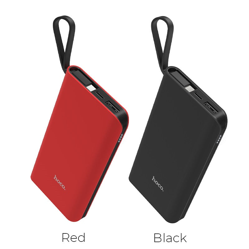 Power bank “J25B New power” 10000mAh single USB built-in Type-C cable