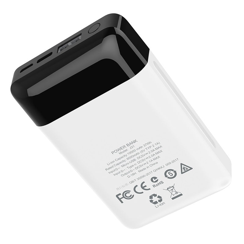 Power bank “J31 Power pride” 10000mAh with LED