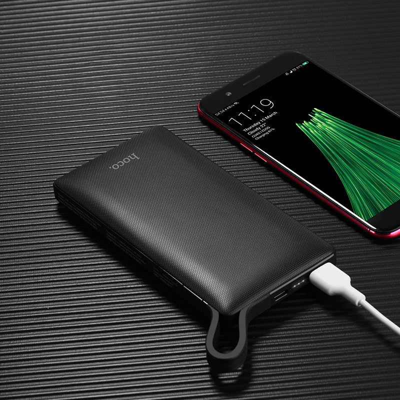 Power bank “J36 Ample energy” 10000mAh single USB built-in Lightning cable