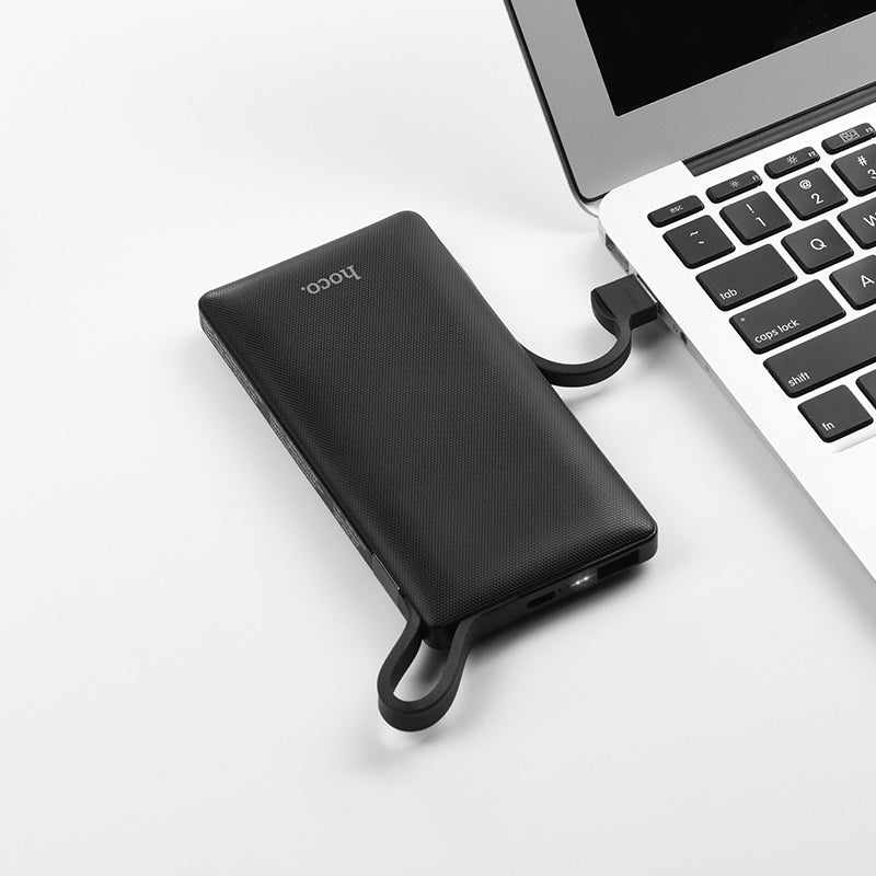 Power bank “J36 Ample energy” 10000mAh single USB built-in Lightning cable