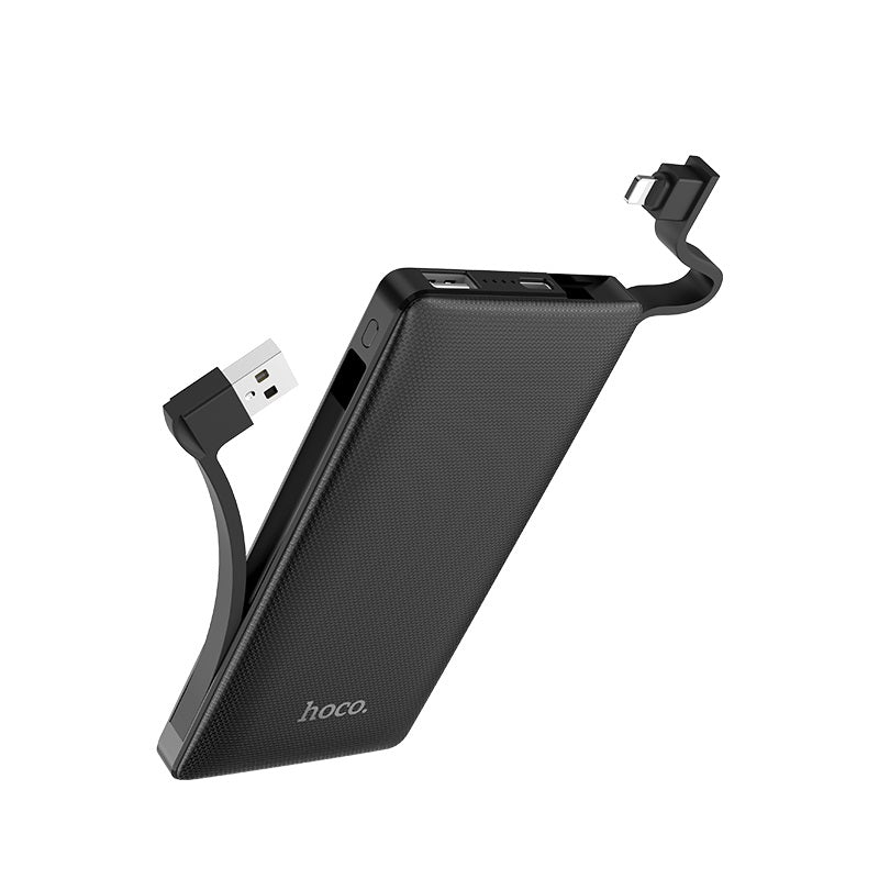 Power bank “J36 Ample energy” 10000mAh single USB built-in Lightning cable