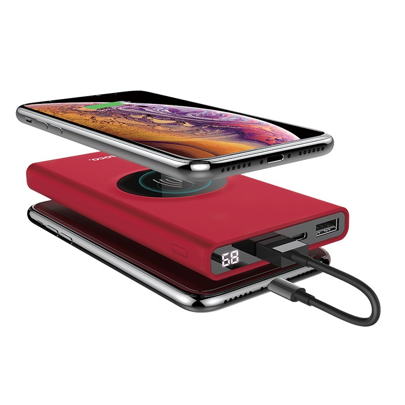 Power bank «J37 Wisdom» 10000 mAh wireless charging dual ports