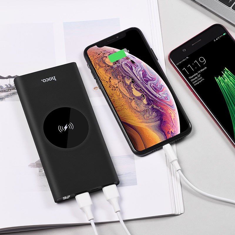 Power bank «J37 Wisdom» 10000 mAh wireless charging dual ports