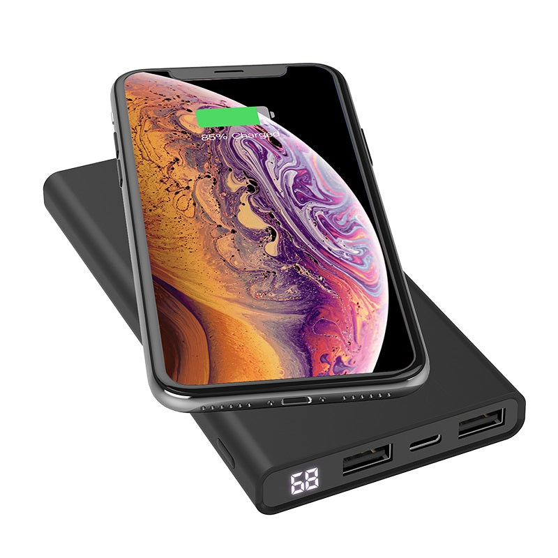 Power bank «J37 Wisdom» 10000 mAh wireless charging dual ports