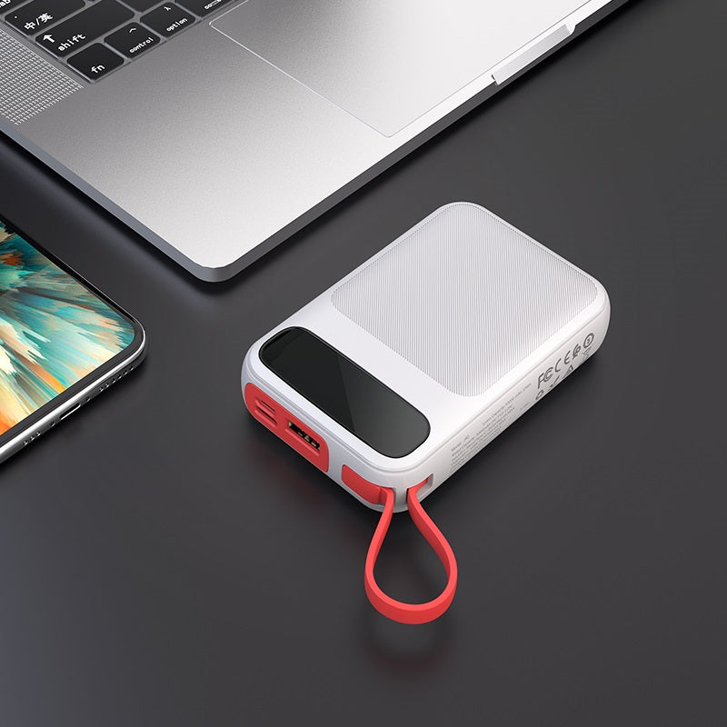 Power bank “J40 Powerful” 10000mAh with built-in cable
