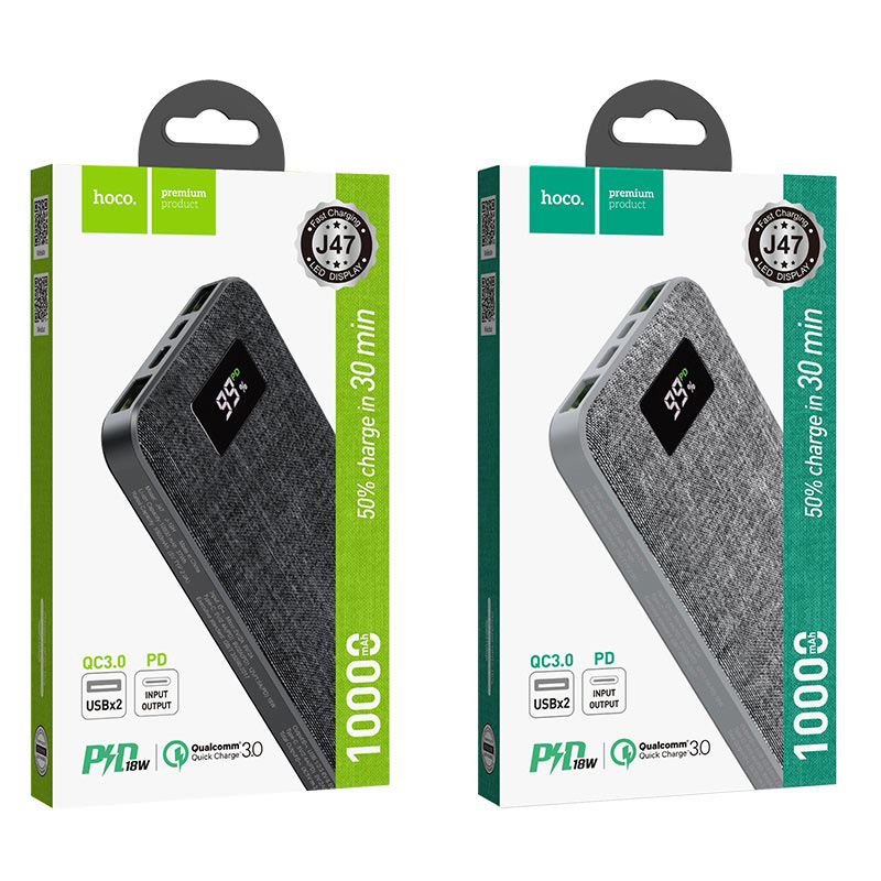 Power bank “J47 Element” PD + QC3.0 10000mAh