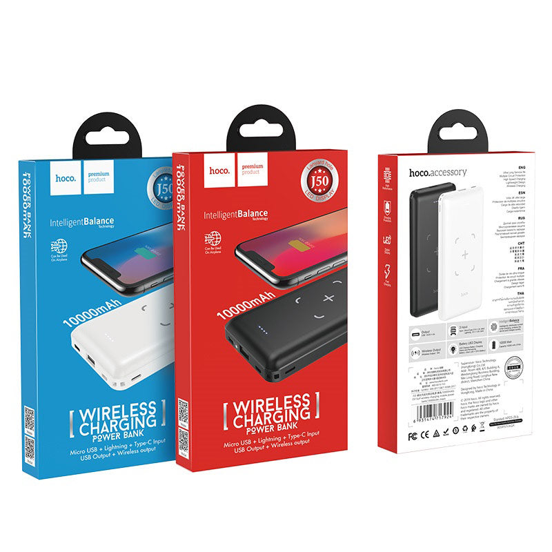 Power bank “J50 Surf” wireless charging 10000mAh