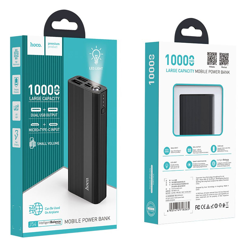 Power bank “J54 Spirit power” 10000mAh