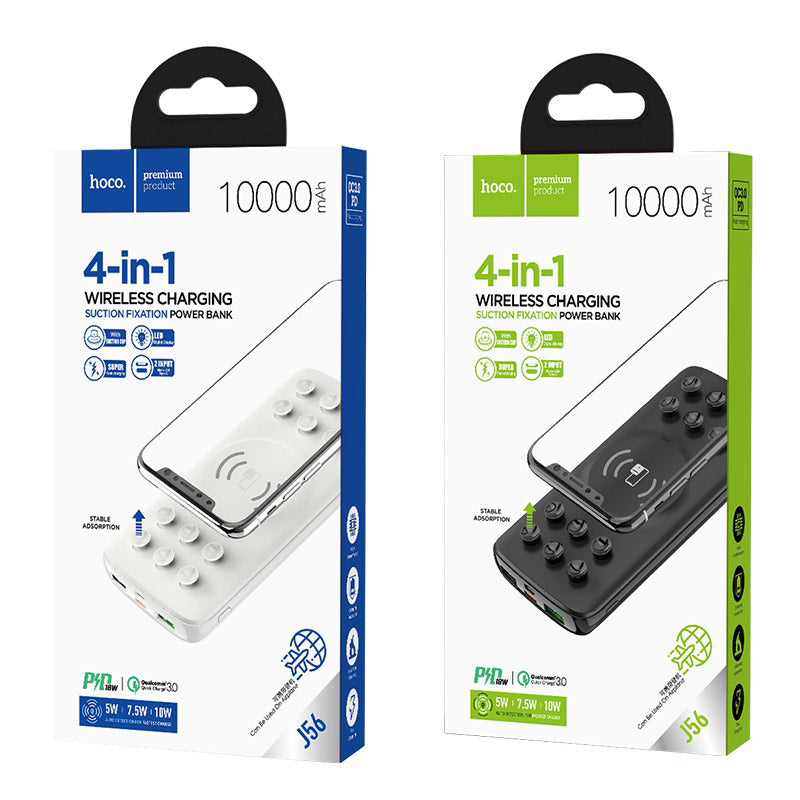 Power bank “J56 Sea power” 10000mAh wireless charging