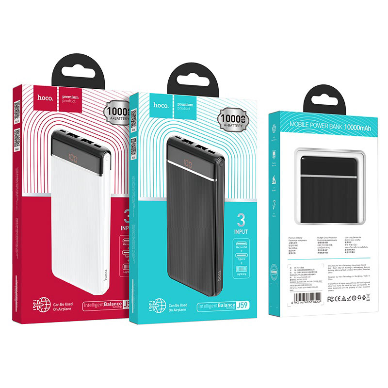 Power bank “J59 Famous” 10000mAh