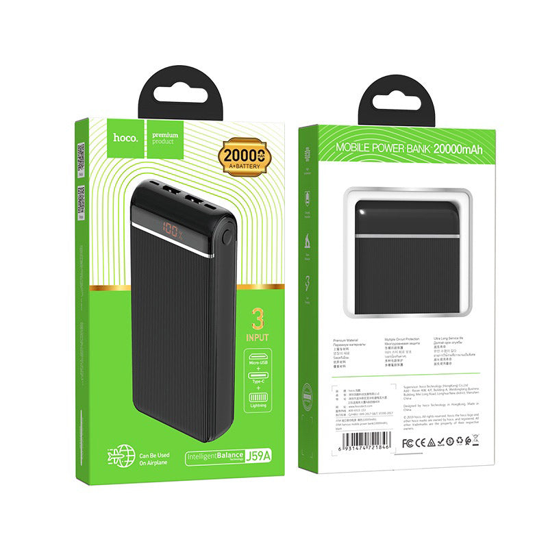 Power bank “J59A Famous” 20000mAh