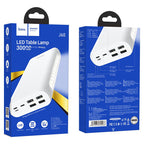Power bank “J60 Snowflake” 30000mAh with table lamp