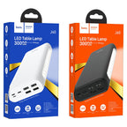 Power bank “J60 Snowflake” 30000mAh with table lamp