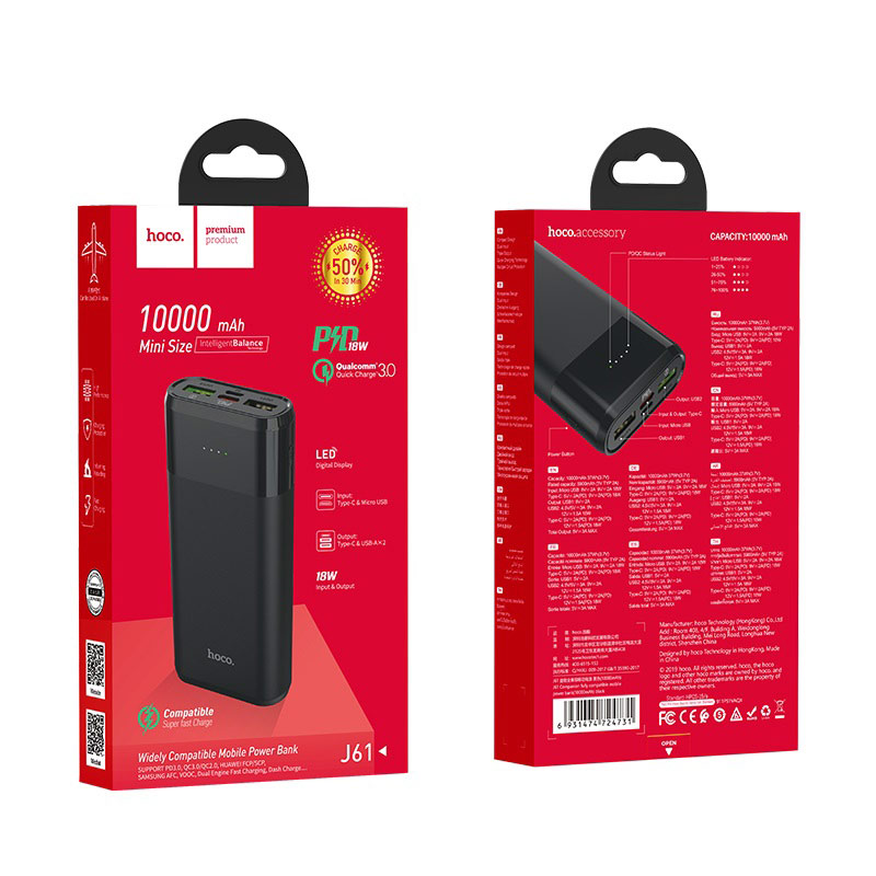Power bank “J61 Companion” 10000mAh
