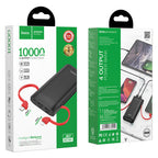 Power bank “J67 Rill” 10000mAh with built-in cables