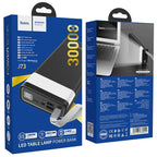 Power bank “J73 Powerful” 30000mAh with table lamp