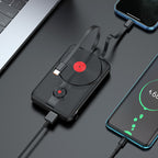 Power bank “J92 Path” wireless charging + built-in cables 10000mAh