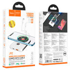 Power bank “J92 Path” wireless charging + built-in cables 10000mAh