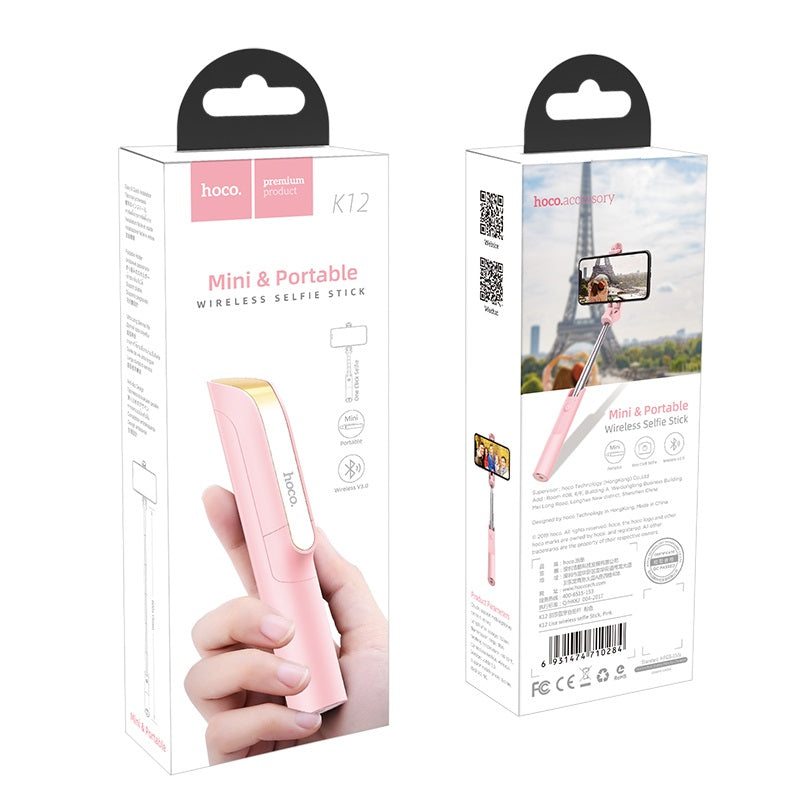 Selfie stick “K12 Lisa” wireless monopod remote control