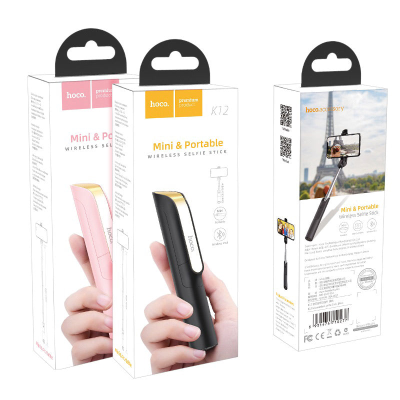 Selfie stick “K12 Lisa” wireless monopod remote control