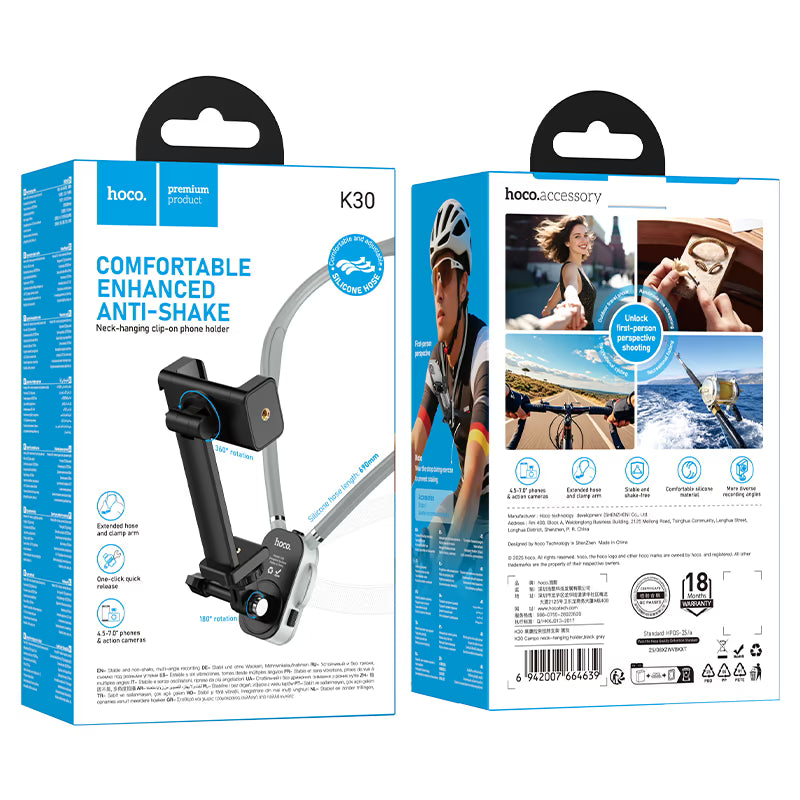Neck-hanging holder “K30 Campo” clamp