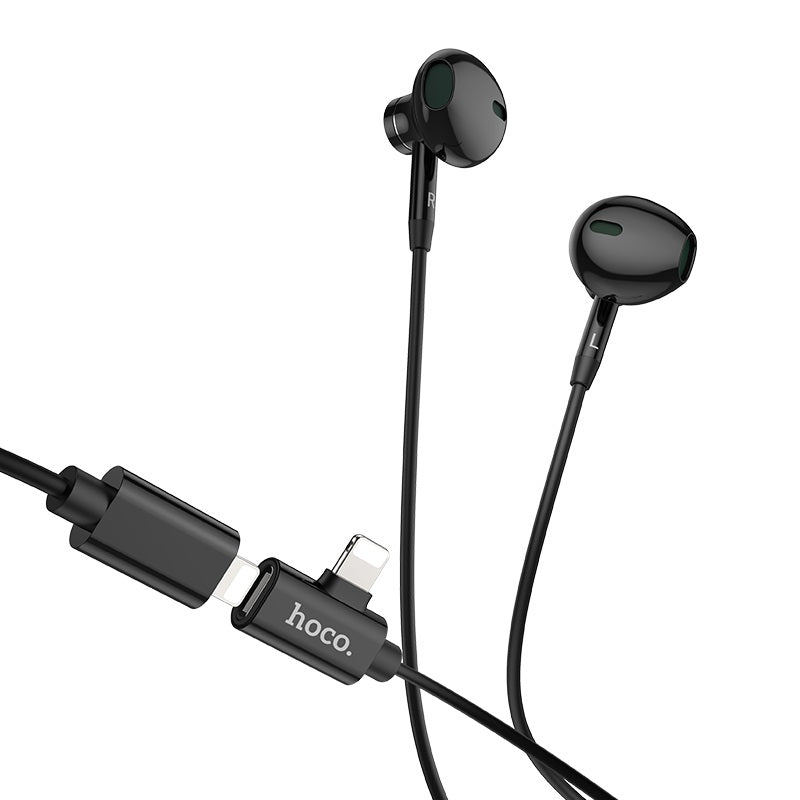 Wired earphones  for Lightning “L11 Jasmin” with charging port