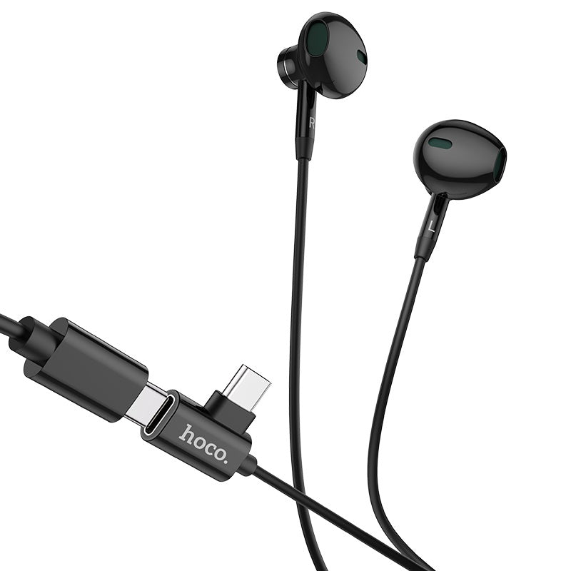 Wired earphones Type-C “L12 Earl” with mic and charging port