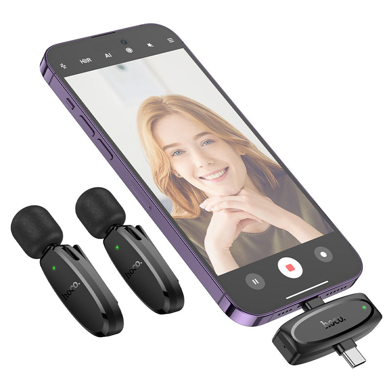 Wireless microphones “L15 Crystal” iP+Type-C ver.