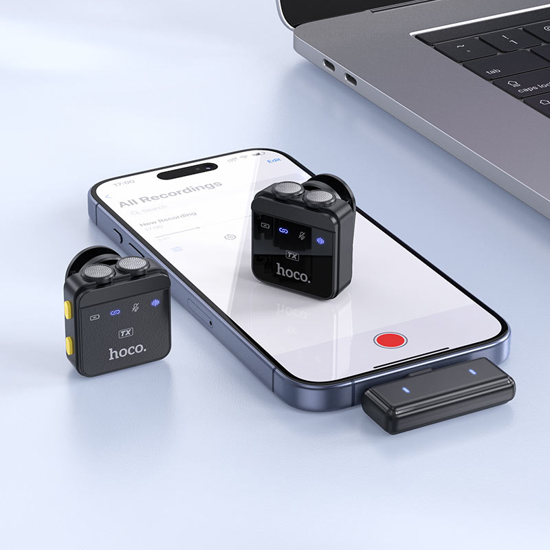 Wireless microphones “L17” with charging case