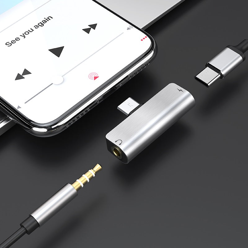 Adapter Type-C 2-in-1 “LS26” audio converter