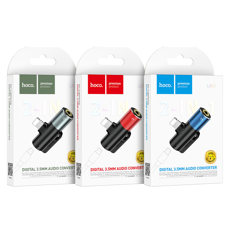 Adapter Lightning to 3.5mm “LS32” audio converter