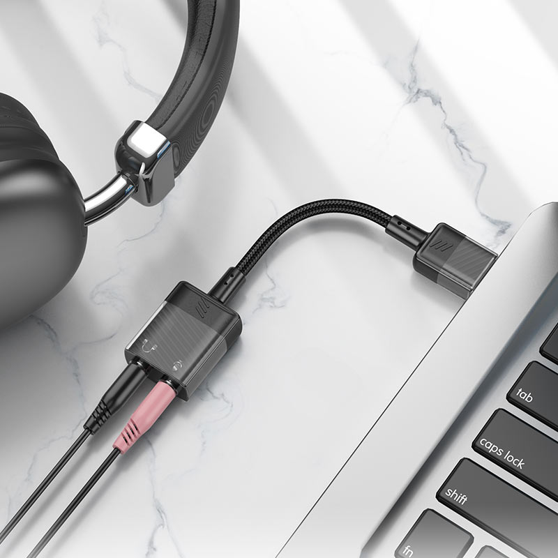 Adapter USB-A to 2 × 3.5mm “LS37 Spirit” audio converter