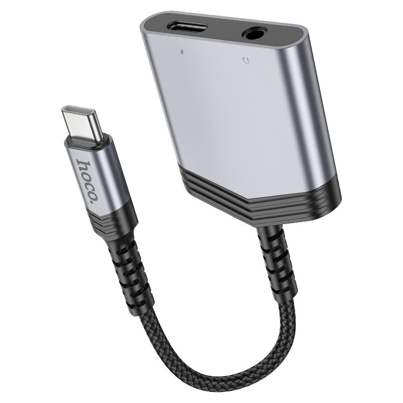 Adapter Type-C to Type-C + 3.5mm “LS39” audio converter