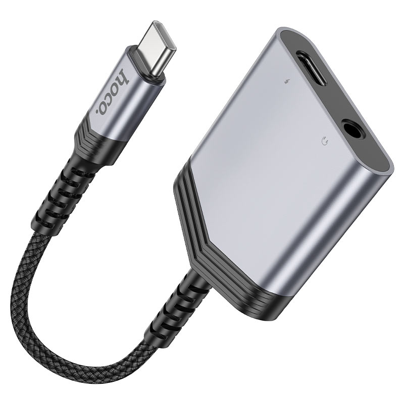 Adapter Type-C to Type-C + 3.5mm “LS39” audio converter
