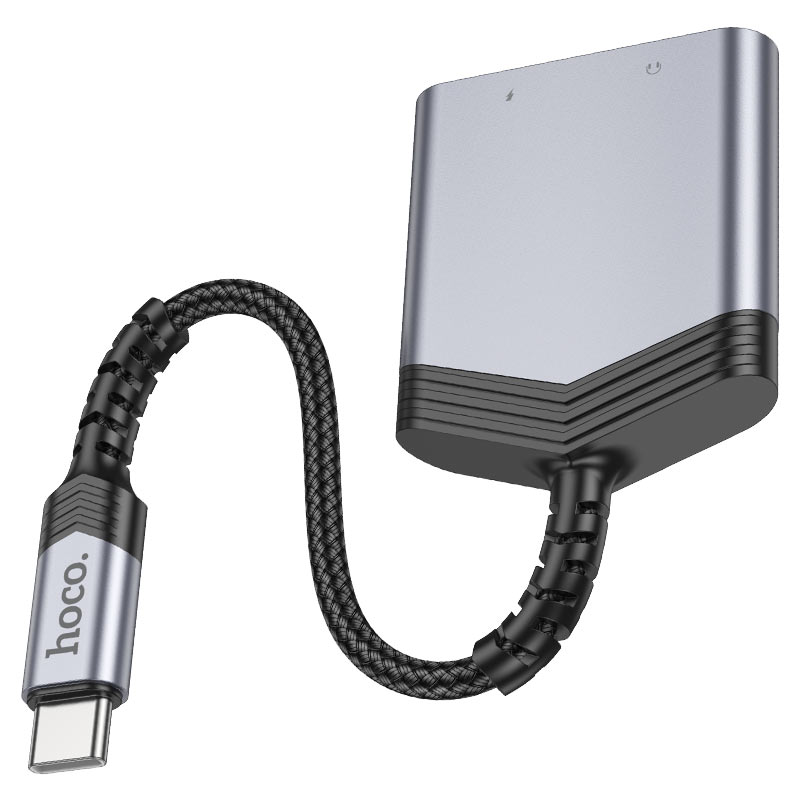Adapter Type-C to 2 × Type-C “LS40” audio converter