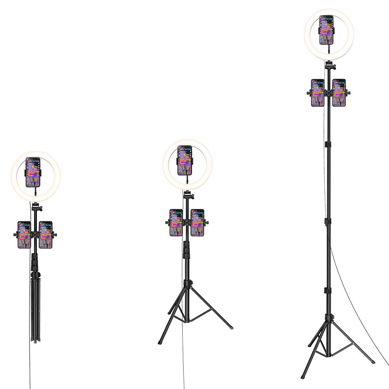 Tabletop holder “LV02 Aesthetic light” for live broadcast