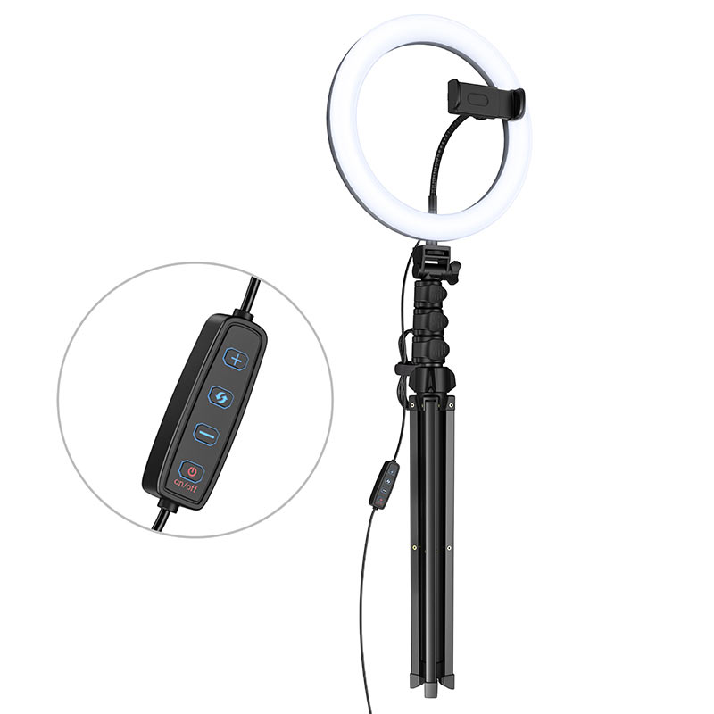 Tabletop holder “LV02 Aesthetic light” for live broadcast