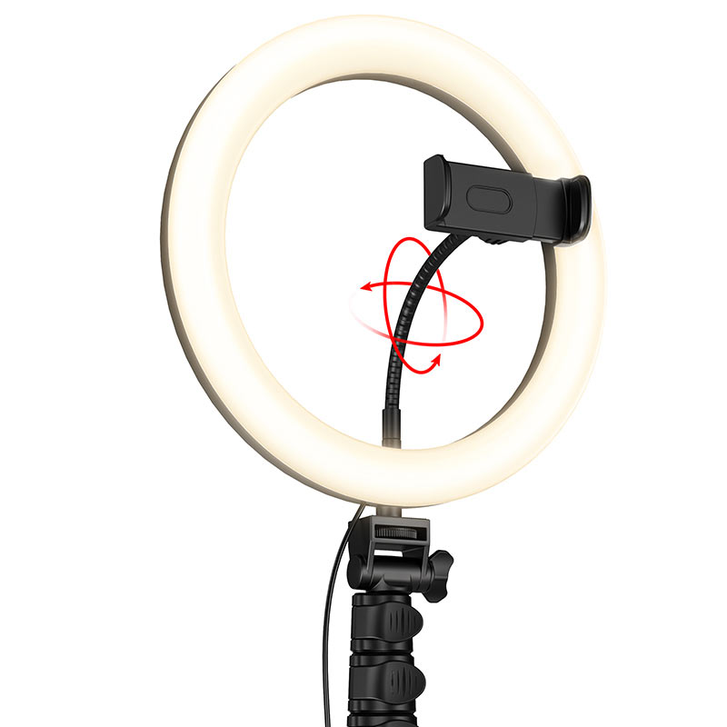 Tabletop holder “LV02 Aesthetic light” for live broadcast