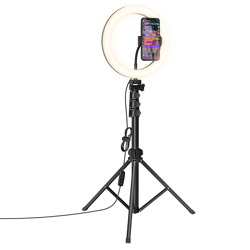 Tabletop holder “LV02 Aesthetic light” for live broadcast