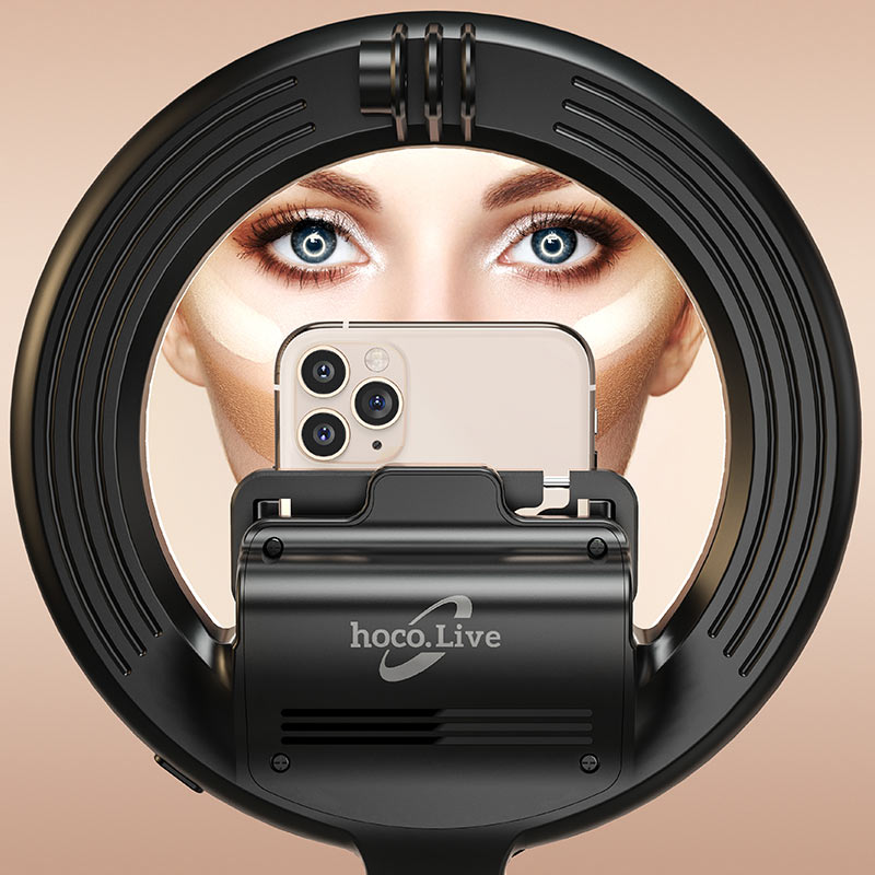 Tabletop holder “LV03 Showfull” for live broadcast