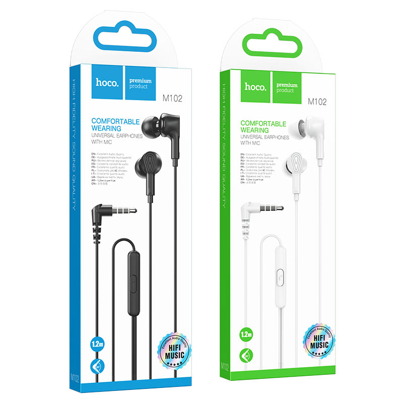 Wired earphones 3.5mm “M102 Ingenious” with mic