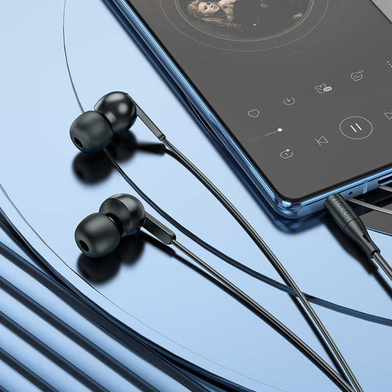 Wired earphones 3.5mm “M124 Wide” with mic